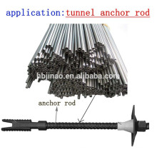 Tubo de aço carbono sem costura sem costura e tubo para túnel e âncora Rod